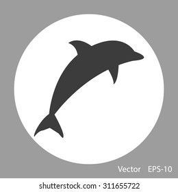 dolphin vector icon