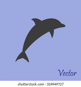 dolphin vector icon