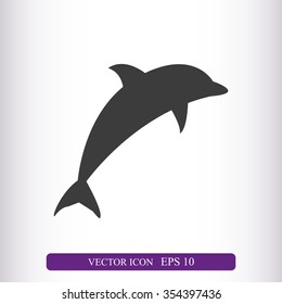 dolphin vector icon
