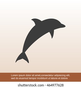 dolphin vector icon