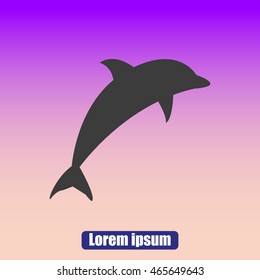 dolphin vector icon