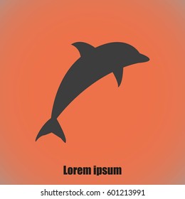 dolphin vector icon