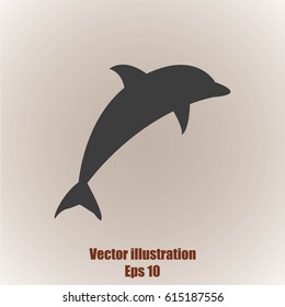 dolphin vector icon
