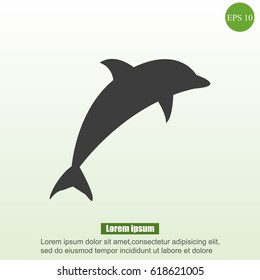 dolphin vector icon