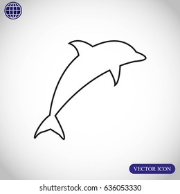 dolphin vector icon