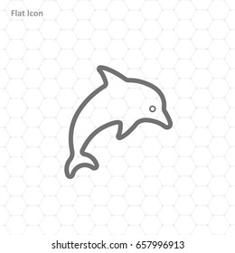 Dolphin vector icon