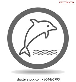 Dolphin vector icon