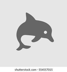 Dolphin vector icon eps 10.