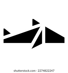 dolphin vector icon illustration asset