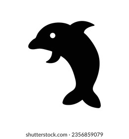 Delphin-Vektorsymbol 