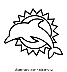 Dolphin vector illustration