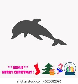 Dolphin  vector illustration.