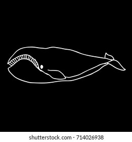 Dolphin vector illustration. Doodle style. Design icon, print, logo, poster, symbol, decor, textile, paper, card. 