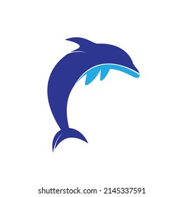 Dolphin Vector Logo Design Creative Dolphin Stock Vector (Royalty Free ...