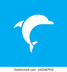 Dolphin vector logo. Dolphin icon