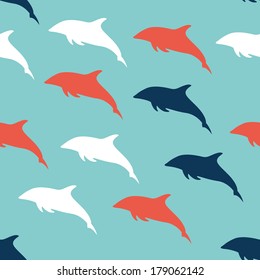 Dolphin vector pattern 