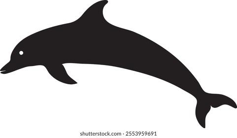 Dolphin vector style design art silhouette 