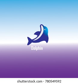 Dolphin Vector Template Design