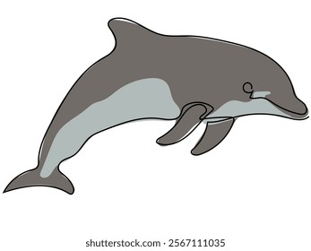 Dolphins can create continuous gestures that can be edited later.