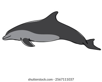 Dolphins can create continuous gestures that can be edited later.