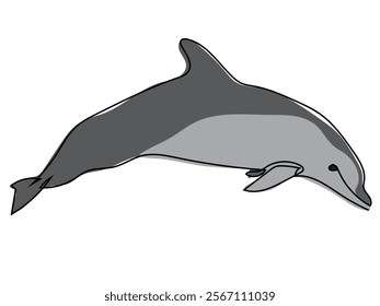 Dolphins can create continuous gestures that can be edited later.