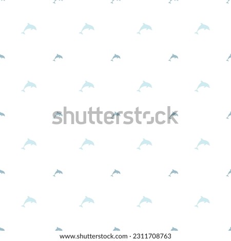 Dolphins, Goodwill Ambassadors of the Seas Pattern