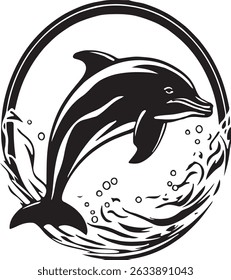 Dolphins are highly inteligent marine mammals.