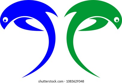 Dolphins logo design