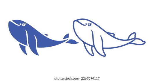 Dolphins Logo Vector Icon Symbol Template. Dolphins Illustration