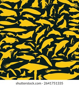 Dolphins luxury trendy applicable design perfect abstract vector illustration artwork.eps