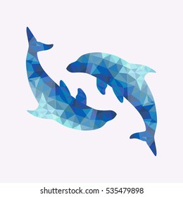 Dolphins of polygons. Geometry.