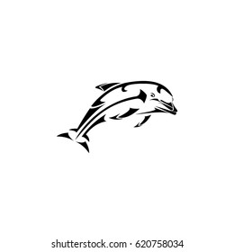 dolpin icon to logo animal