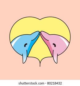 dolpins in love