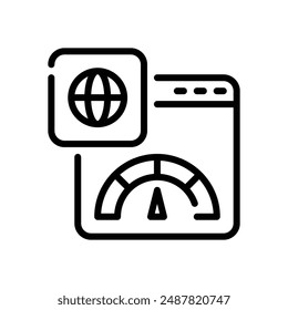 Domain Authority Icon Vector Illustration