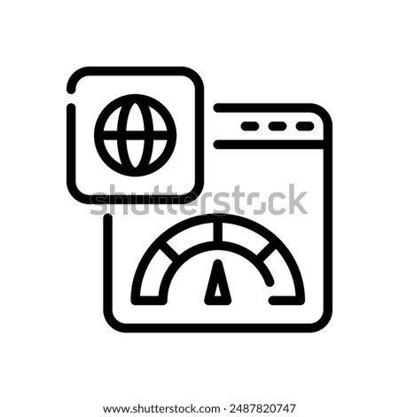 Domain Authority Icon Vector Illustration
