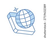 Domain Authority Icon vector stock illustration
