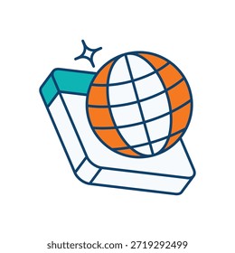 Ilustração de stock de vetor de ícone de autoridade de domínio