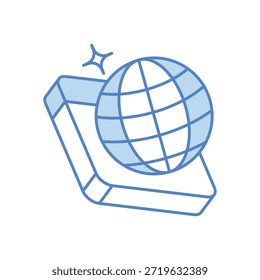Ilustração de stock de vetor de ícone de autoridade de domínio
