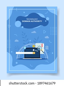 domain authority for template of banners, flyer, books cover, magazine