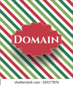 Domain colorful poster