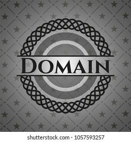 Domain dark emblem. Retro