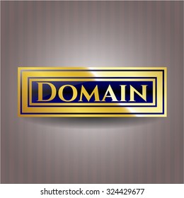 Domain gold emblem