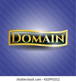 Domain gold emblem