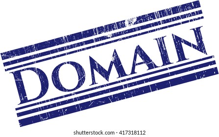 Domain grunge stamp