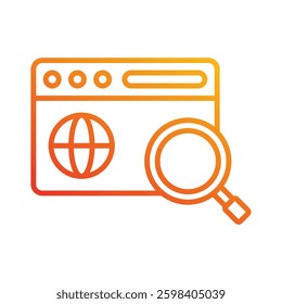Domain Icon Element For Design