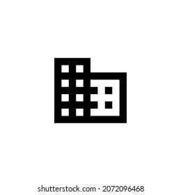 Domain-Symbol. Flaches Design einzeln auf weißem Hintergrund. Vektorgrafik