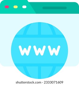 Domain-Symbol-Bild. Geeignet für mobile Anwendungen.