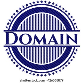 Domain with jean texture