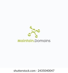 domain management Platform logo design template