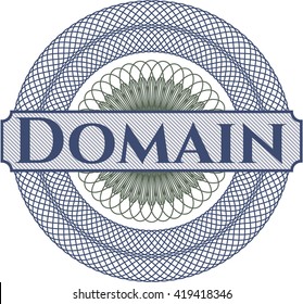 Domain money style rosette